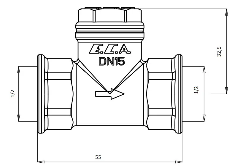 10 Adet ECA 1/2 10 Adet ECA 1/2
