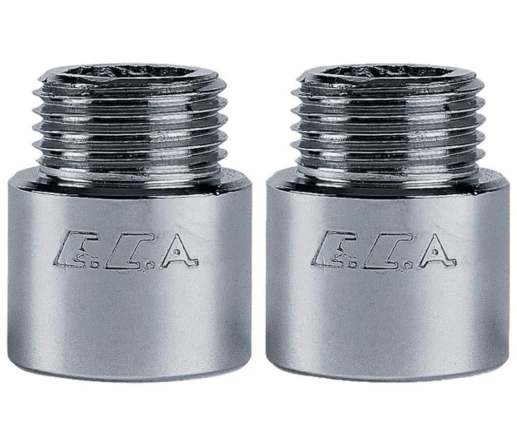 2 Adet ECA 1/2 2cm Uzatma Krom (Musluk Uzatma) 102134015 Pirinç E.C.A 2 Adet ECA 1/2 2cm Uzatma Krom (Musluk Uzatma) 102134015 Pirinç E.C.A