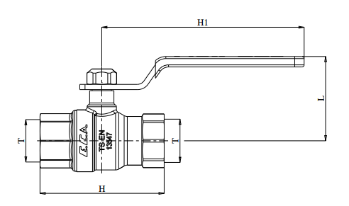 2 Adet ECA 1/2 Endüstriyel Tip Küresel Valfi İç Vida x İç Vida PN25 602122187 2 Adet ECA 1/2 Endüstriyel Tip Küresel Valfi İç Vida x İç Vida PN25 602122187