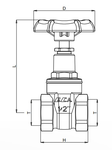 2 Adet ECA 1/2 Şiber Valf 601003001 2 Adet ECA 1/2 Şiber Valf 601003001