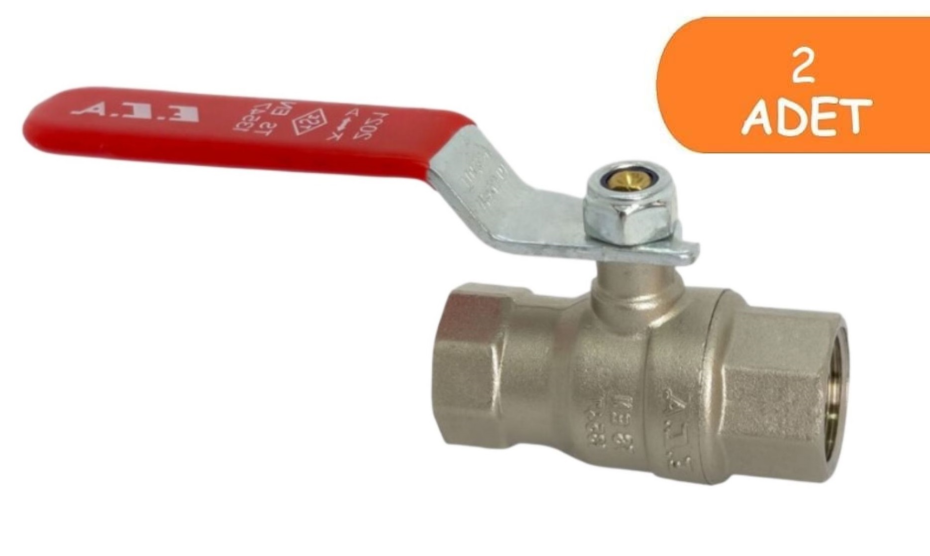 2 Adet ECA 3/4 Endüstriyel Tip Küresel Valfi / Vana 602122188 2 Adet ECA 3/4 Endüstriyel Tip Küresel Valfi / Vana 602122188