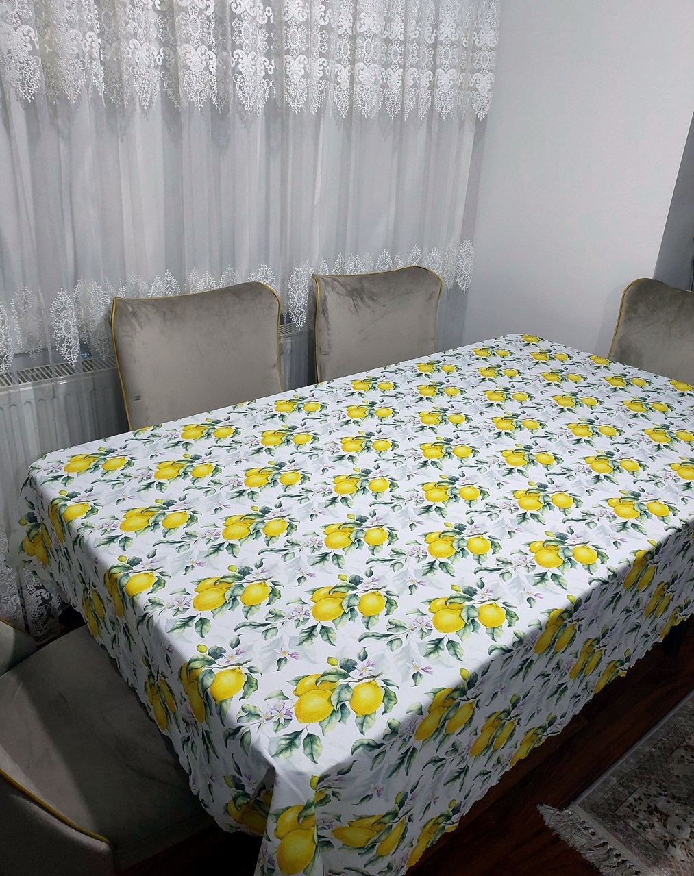 2 Adet Limon Desenli 3D Dikdörtgen Masa Örtüsü (160x200) 2 Adet Limon Desenli 3D Dikdörtgen Masa Örtüsü (160x200)