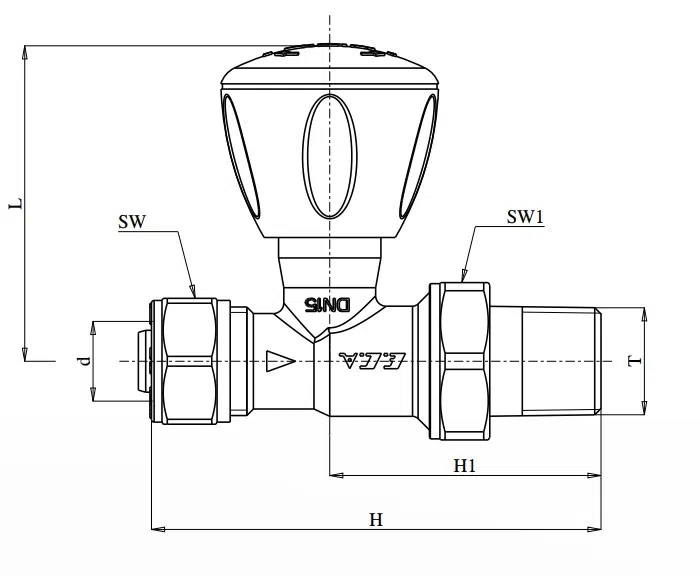 25 Adet ECA RV3 1/2 Düz Radyatör Valfi Pex Petek Havlupan Vanası 602120722 25 Adet ECA RV3 1/2 Düz Radyatör Valfi Pex Petek Havlupan Vanası 602120722