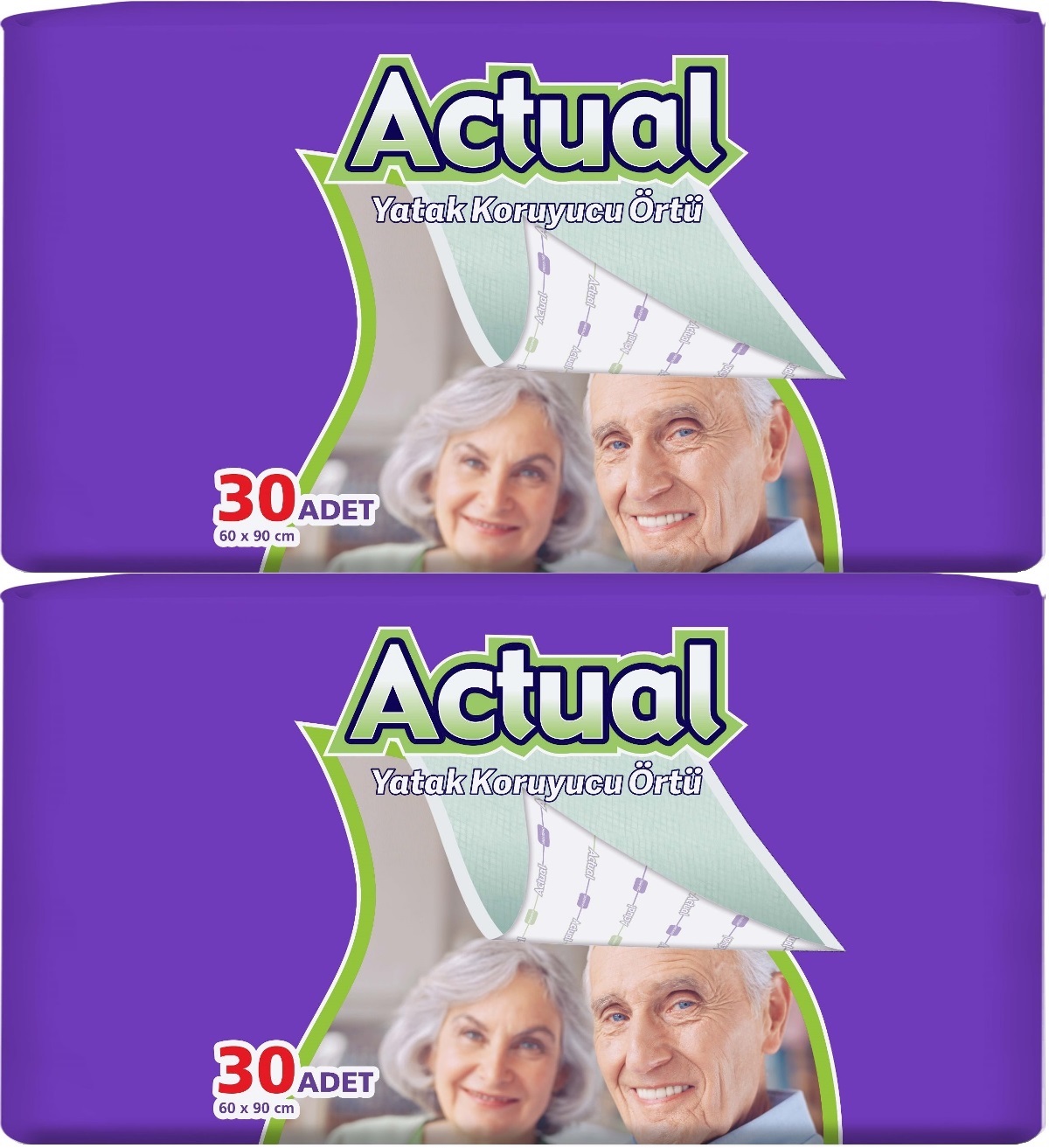 Actual Hasta Alt Açma Yatak Koruyucu Örtü 60*90CM 60 Adet (2PK*30) Actual Hasta Alt Açma Yatak Koruyucu Örtü 60*90CM 60 Adet (2PK*30)