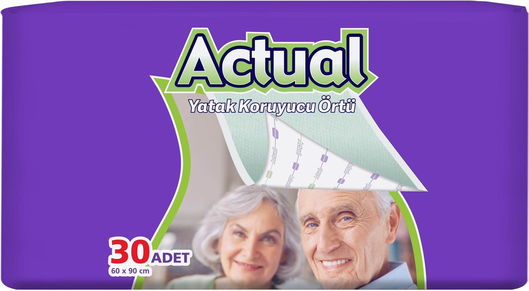 Actual Hasta Alt Açma Yatak Koruyucu Örtü 60*90CM (İç Adet 30 Adet) Actual Hasta Alt Açma Yatak Koruyucu Örtü 60*90CM (İç Adet 30 Adet)