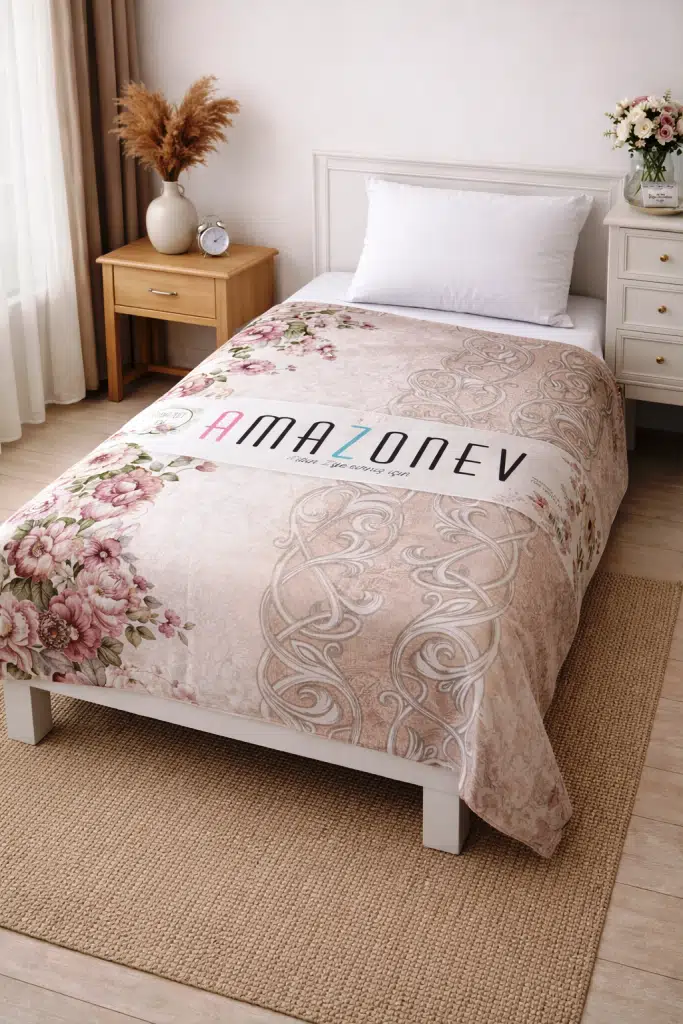 Amazon Ev Pamuk Dokuma Tek Kişilik Pike 160*240 Cm Damaks Kahve Amazon Ev Pamuk Dokuma Tek Kişilik Pike 160*240 Cm Damaks Kahve