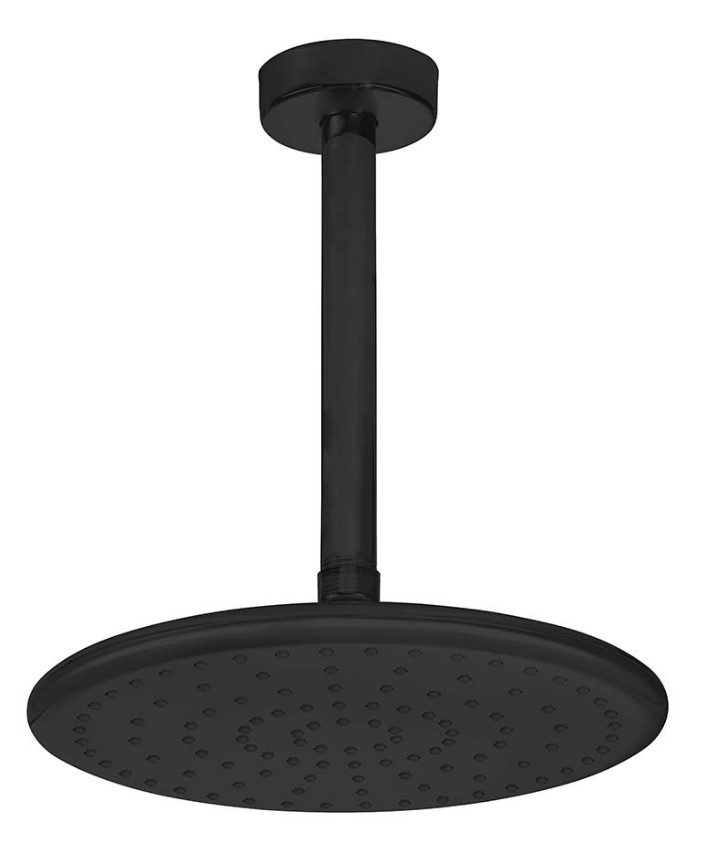 AR Acuba Banyo Yuvarlak Tavandan Duş Başlığı Mat Siyah Renkli 103545063 AR Acuba Banyo Yuvarlak Tavandan Duş Başlığı Mat Siyah Renkli 103545063