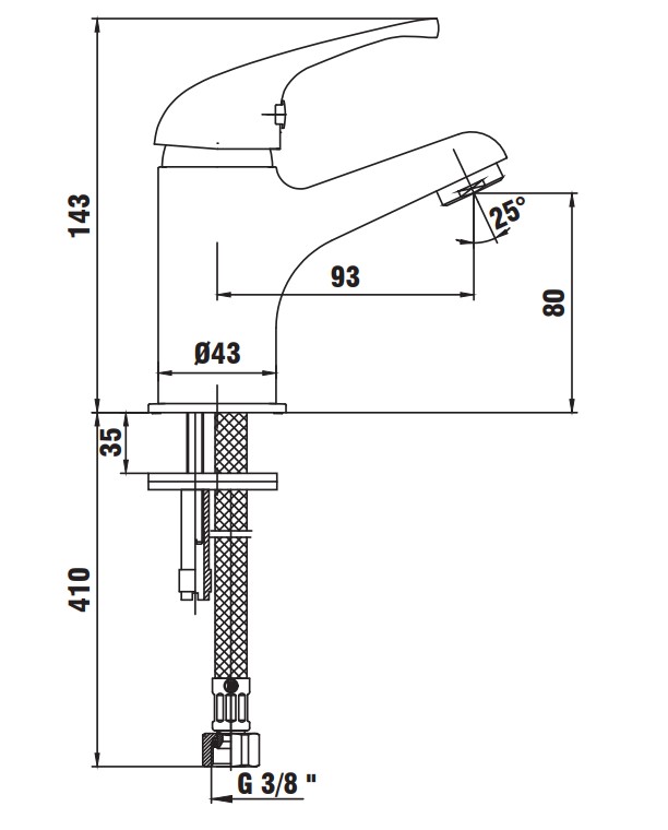 AR Allegra Lavabo Bataryası 102188032 AR Allegra Lavabo Bataryası 102188032