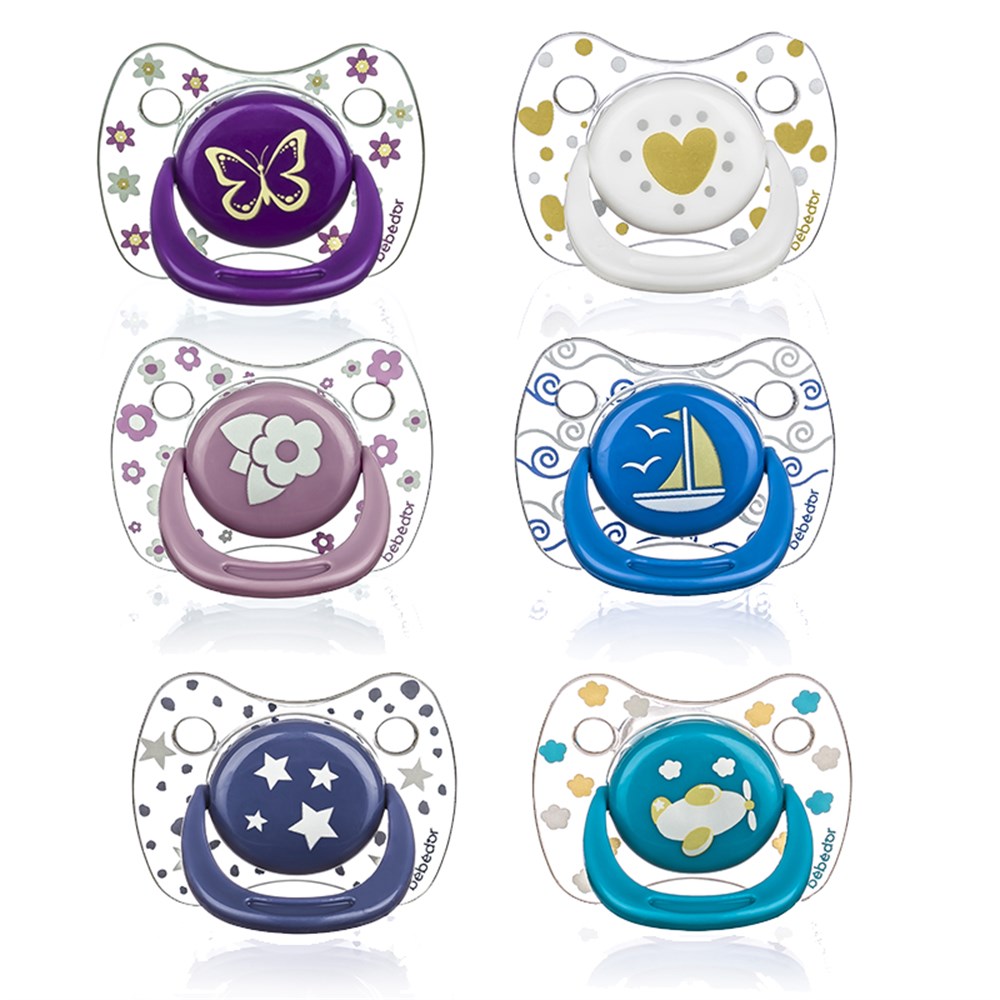 Bebedor Damaklı Emzik Crystal No:1 (0-6 Ay) Seçenekli Bebedor Damaklı Emzik Crystal No:1 (0-6 Ay) Seçenekli