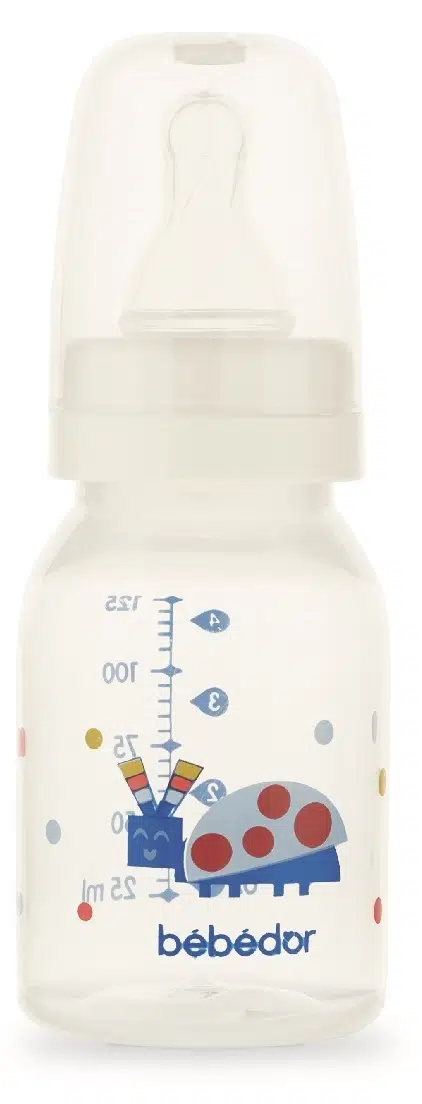 Bebedor Desenli PP Biberon 125ML (Kod:23302) - Mavi