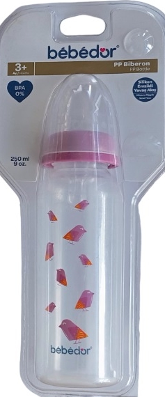 Bebedor Desenli PP Biberon 250ML (Kod:24302) - Lila Bebedor Desenli PP Biberon 250ML (Kod:24302) - Lila