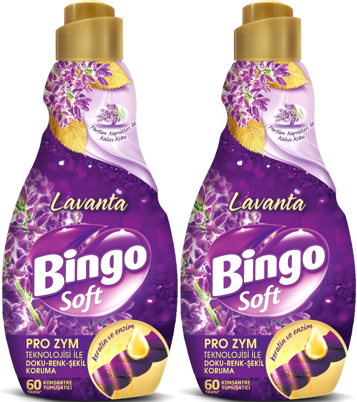 Bingo Soft Çamaşır Yumuşatıcı Konsantre 1440ML Lavanta (2 Li Set) Bingo Soft Çamaşır Yumuşatıcı Konsantre 1440ML Lavanta (2 Li Set)