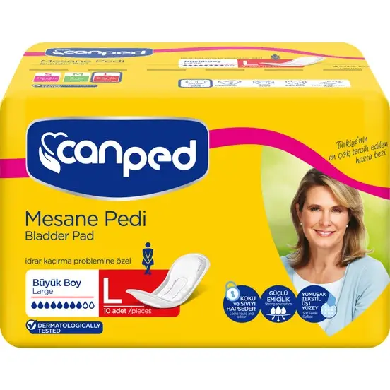 Canped Mesane Pedi Klasik L - Large - Büyük Boy (İç Adet 10 Lu) Tekli Pk Canped Mesane Pedi Klasik L - Large - Büyük Boy (İç Adet 10 Lu) Tekli Pk