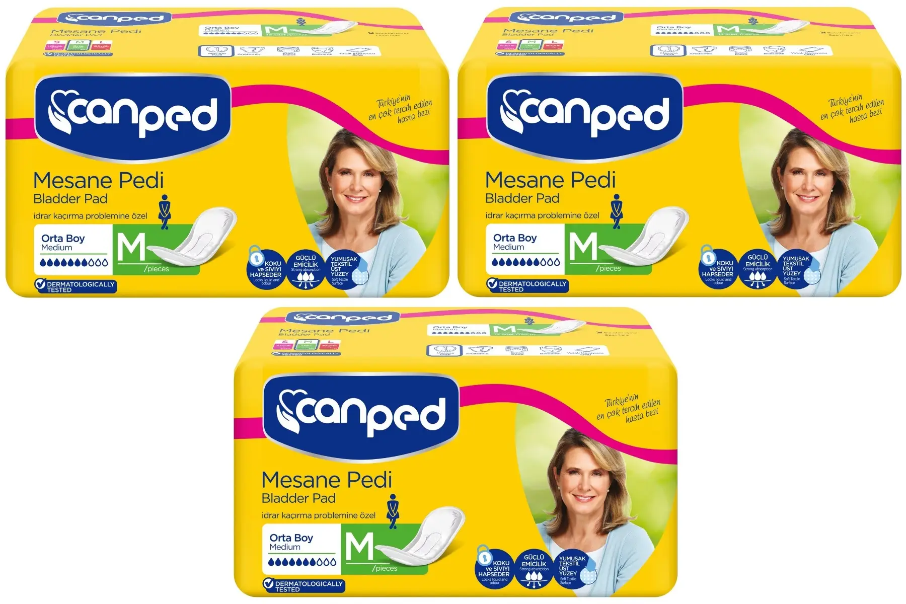Canped Mesane Pedi Klasik M-Orta Boy 30 Adet Canped Mesane Pedi Klasik M-Orta Boy 30 Adet