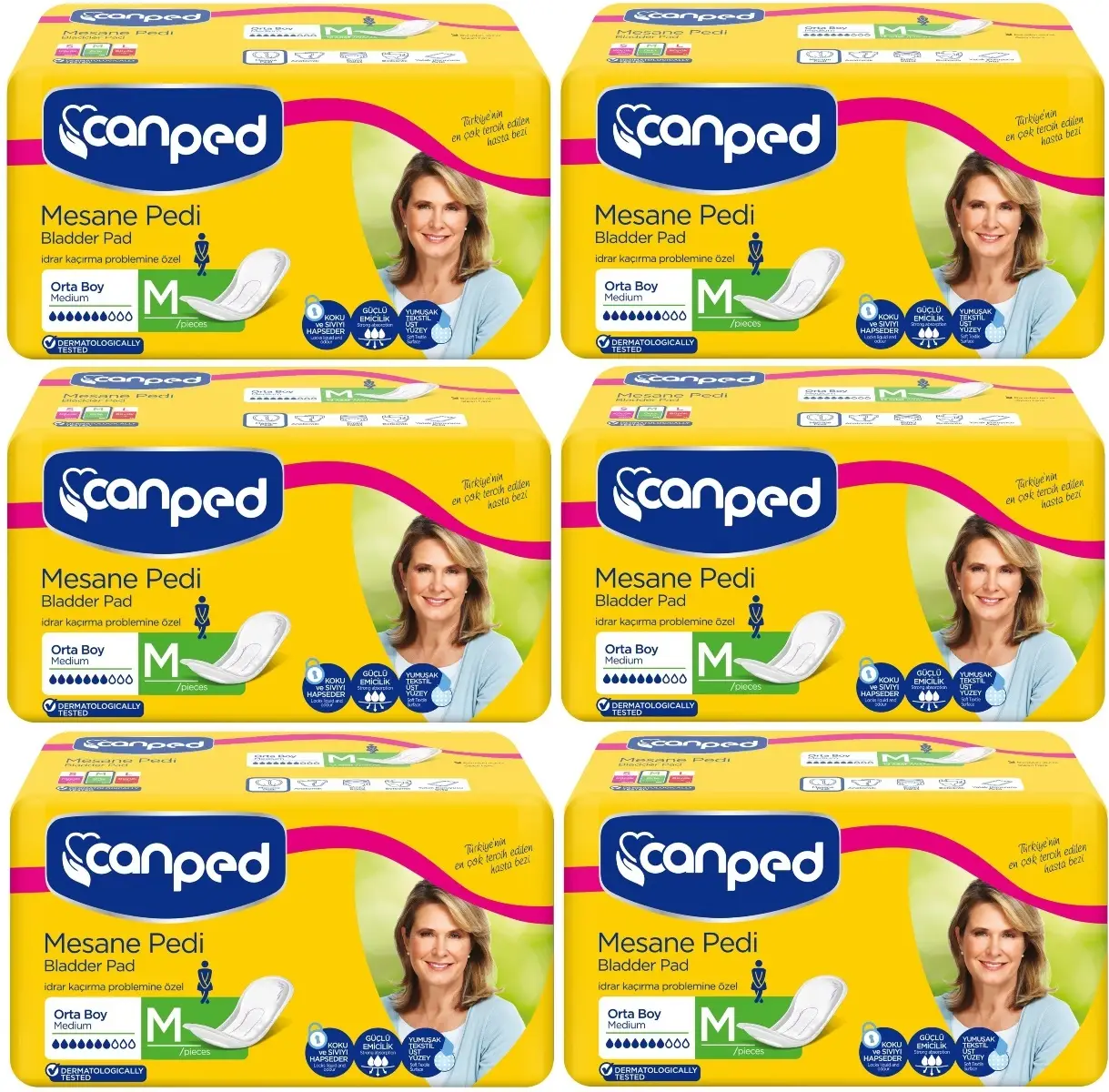 Canped Mesane Pedi Klasik M-Orta Boy 60 Adet Canped Mesane Pedi Klasik M-Orta Boy 60 Adet