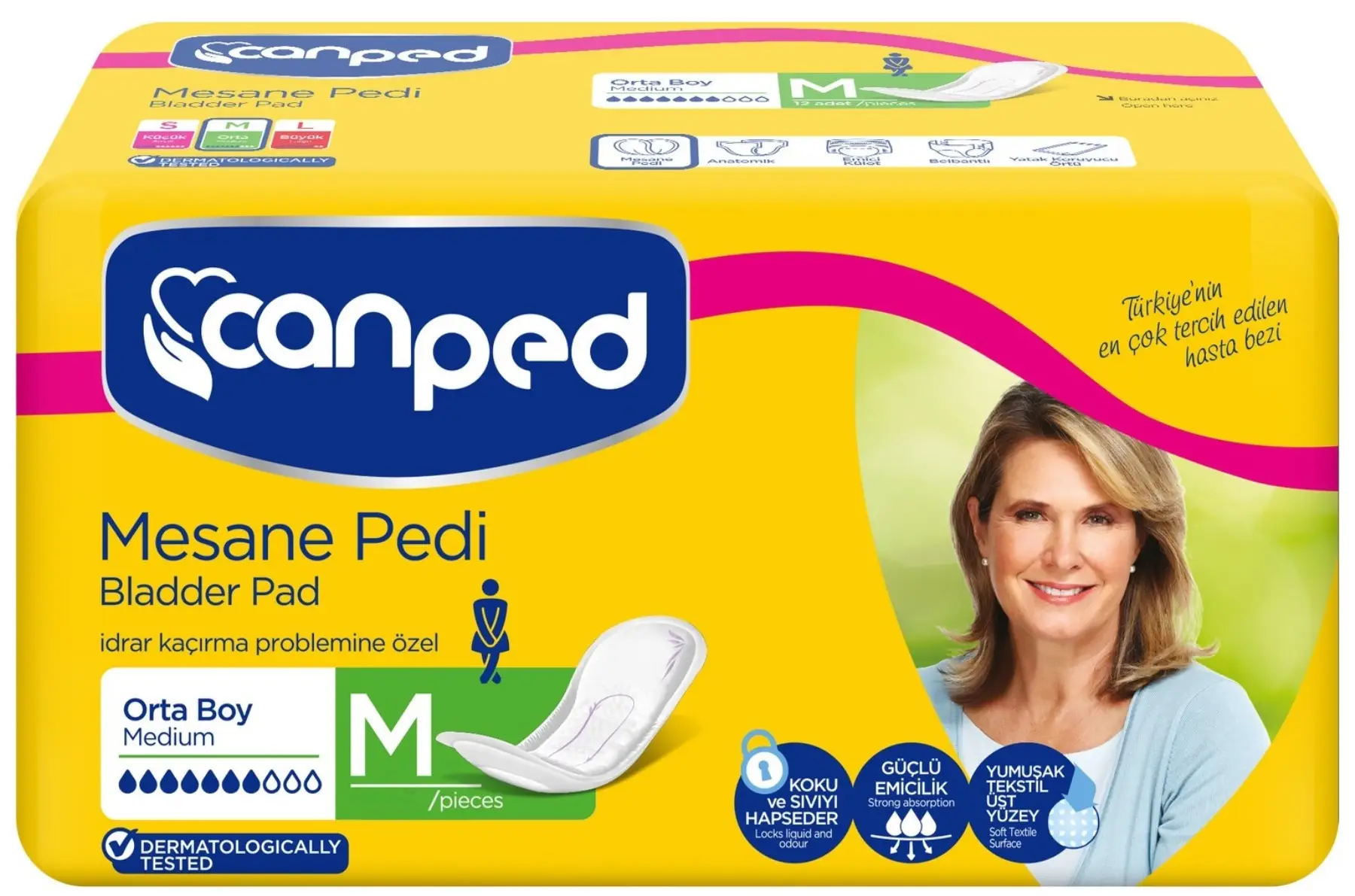 Canped Mesane Pedi Klasik M-Orta Boy (İç Adet 10 Lu) Tekli Paket Canped Mesane Pedi Klasik M-Orta Boy (İç Adet 10 Lu) Tekli Paket