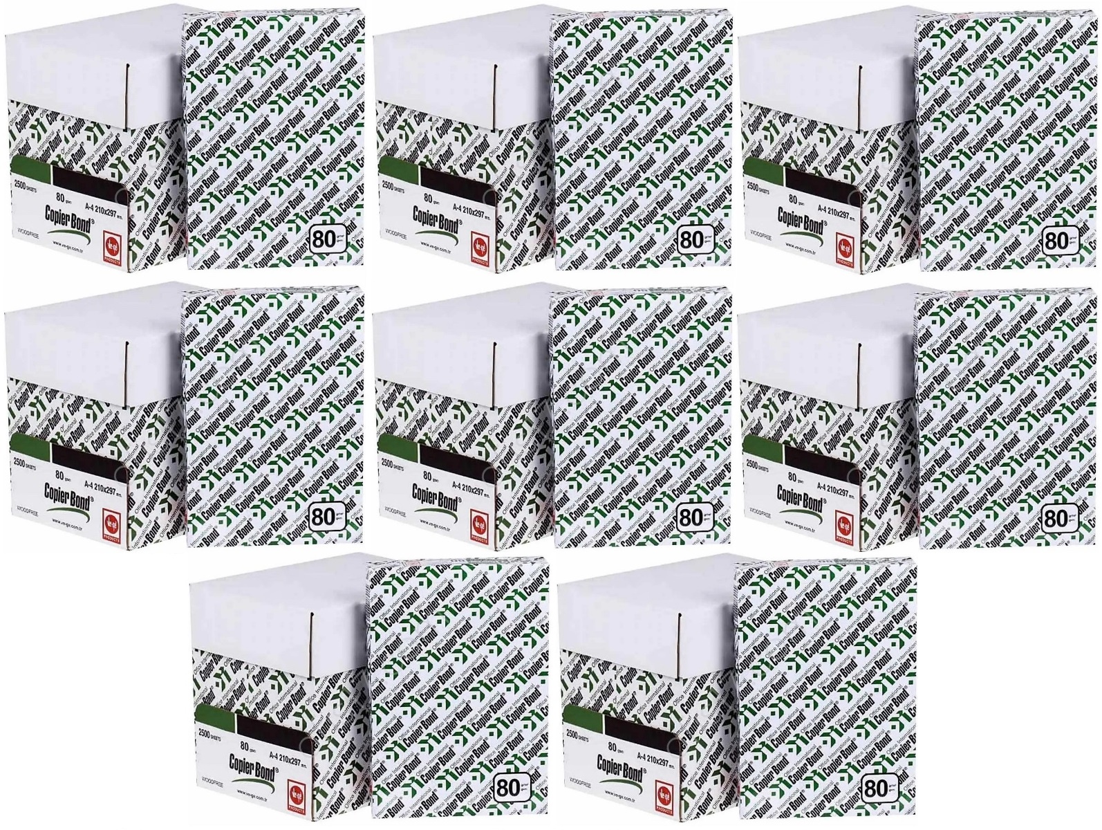 Copier Bond (Ve-Ge) A4 80GR/M2 Fotokopi Kağıdı 20000 Adet (40PK*500) Copier Bond (Ve-Ge) A4 80GR/M2 Fotokopi Kağıdı 20000 Adet (40PK*500)
