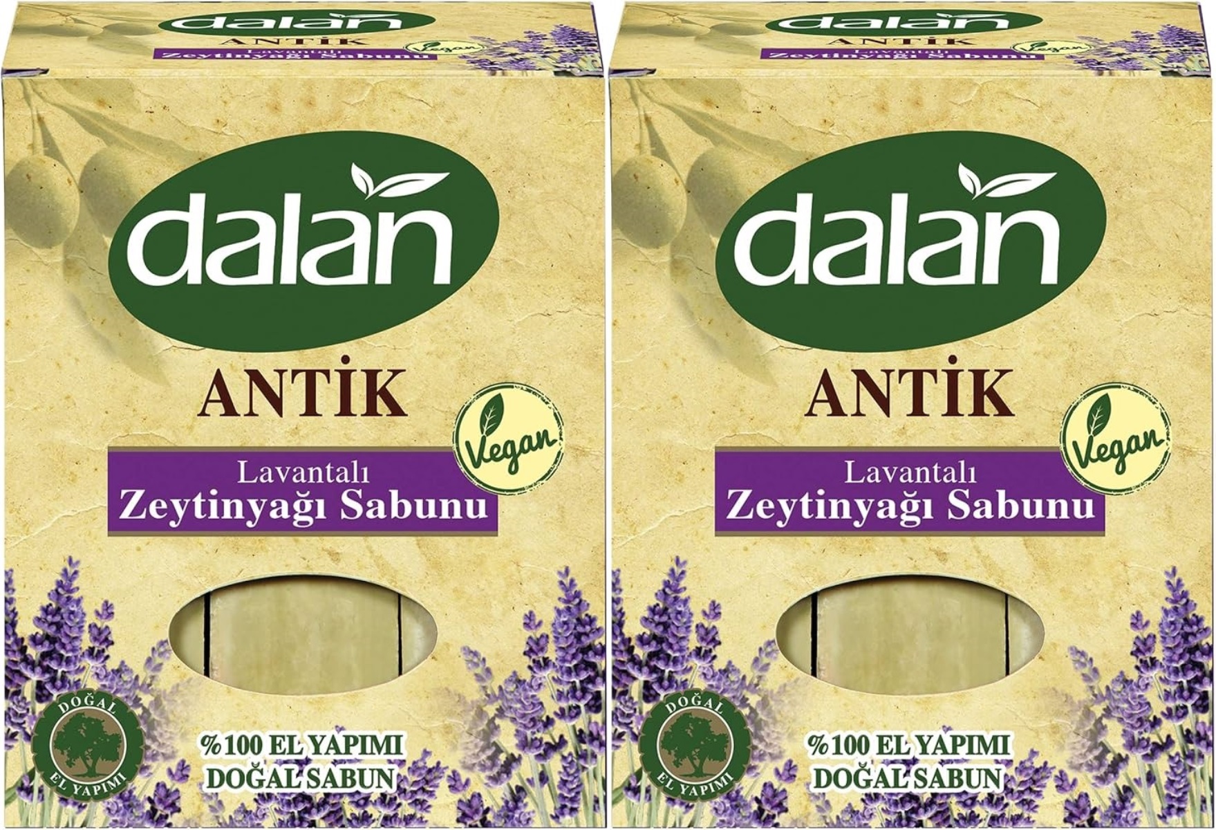 Dalan Antik Defneli Zeytinyağı Sabunu 900GR Lavantalı (2 Li Set) Dalan Antik Defneli Zeytinyağı Sabunu 900GR Lavantalı (2 Li Set)