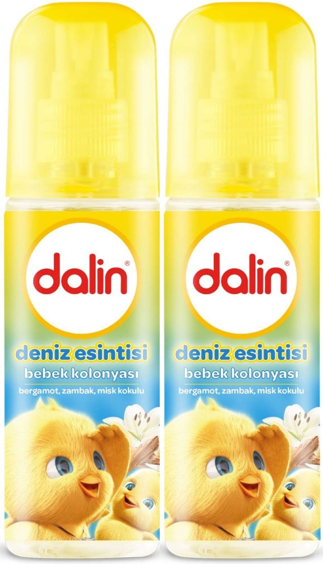 Dalin Bebek Kolonyası 150ML Deniz Esintisi (Bergomat-Zambak-Misk Kokulu) (2 Li Set) Dalin Bebek Kolonyası 150ML Deniz Esintisi (Bergomat-Zambak-Misk Kokulu) (2 Li Set)