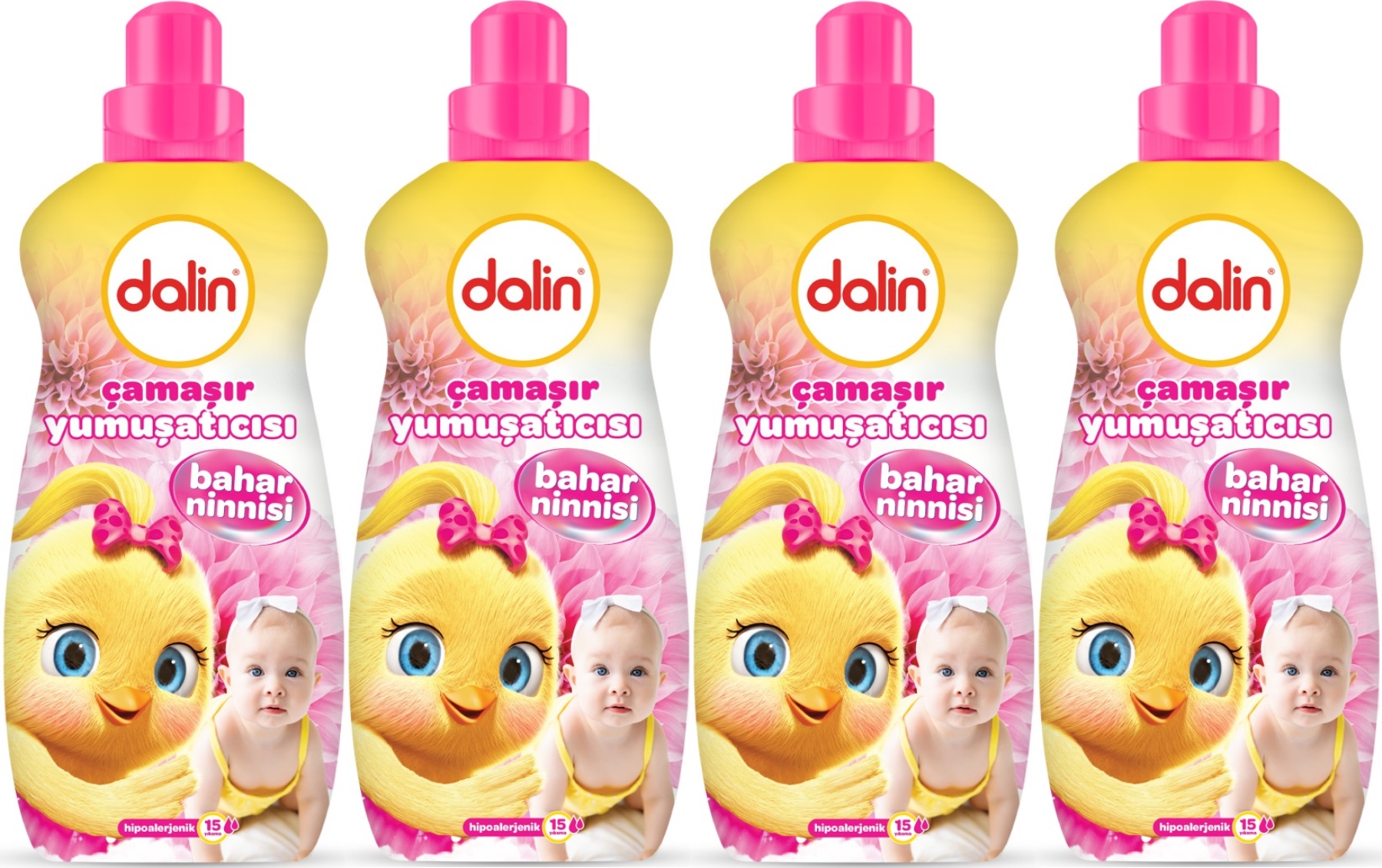Dalin Çamaşır Yumuşatıcı 1500ML Bahar Ninnisi (4 Lü Set) (Bebeklere Özel) Dalin Çamaşır Yumuşatıcı 1500ML Bahar Ninnisi (4 Lü Set) (Bebeklere Özel)