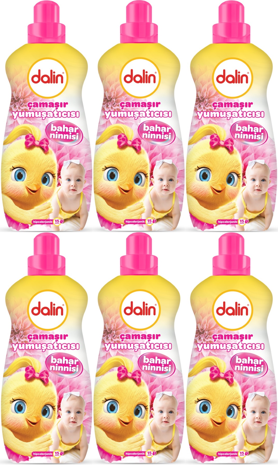 Dalin Çamaşır Yumuşatıcı 1500ML Bahar Ninnisi (6 Lı Set) (Bebeklere Özel) Dalin Çamaşır Yumuşatıcı 1500ML Bahar Ninnisi (6 Lı Set) (Bebeklere Özel)