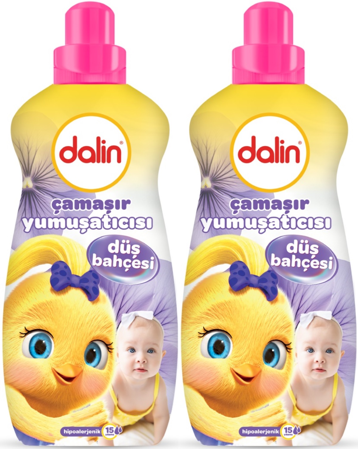 Dalin Çamaşır Yumuşatıcı 1500ML Düş Bahçesi (2 Li Set) (Bebeklere Özel) Dalin Çamaşır Yumuşatıcı 1500ML Düş Bahçesi (2 Li Set) (Bebeklere Özel)