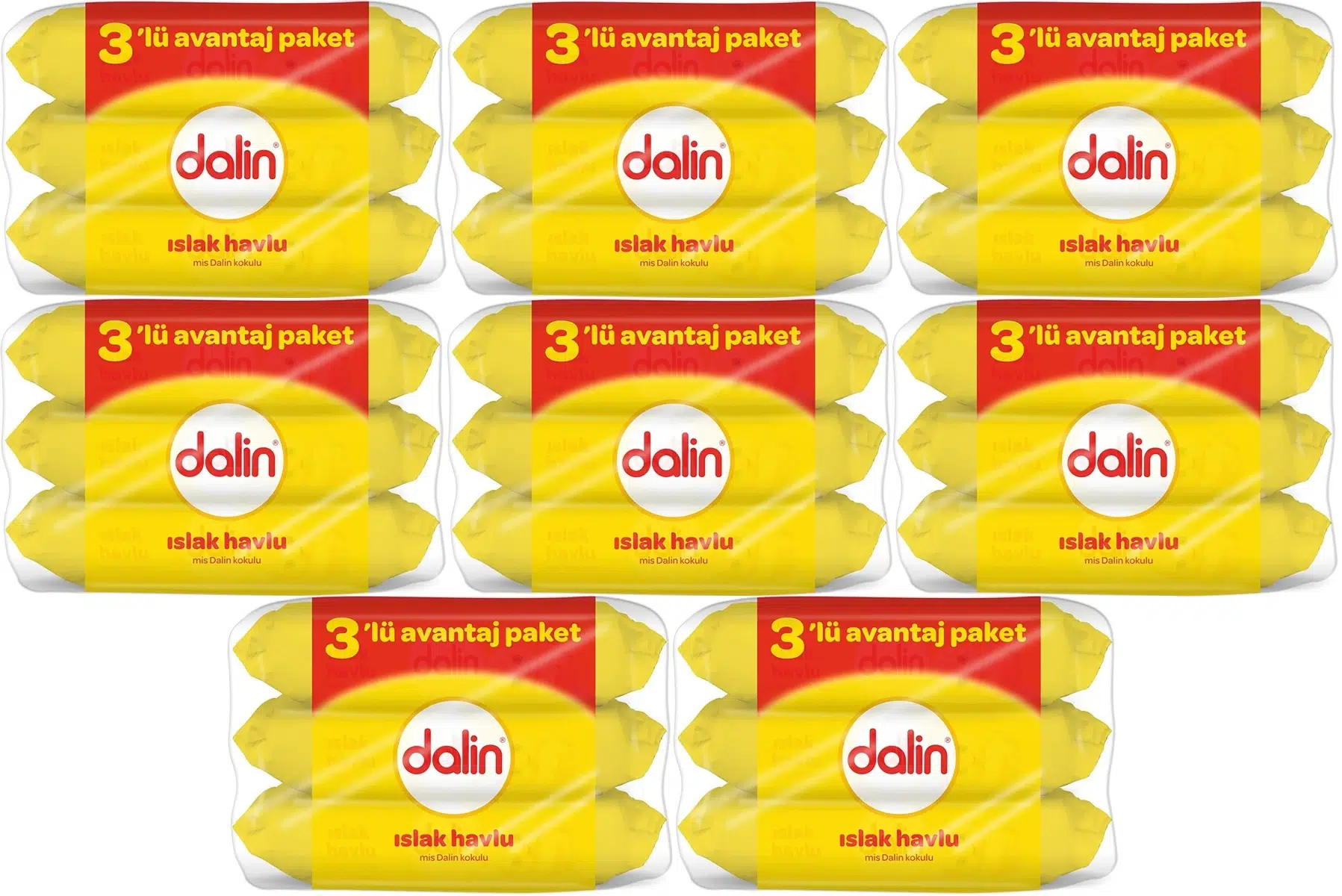 Dalin Islak Havlu Mendil Klasik 56 Yaprak 24 Lü Set (1344 Yaprak)