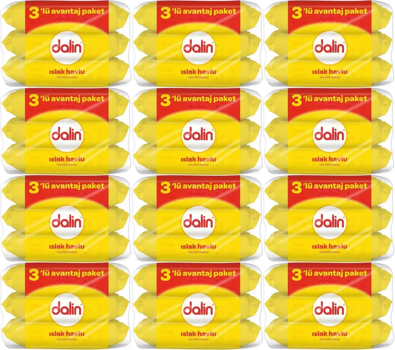 Dalin Islak Havlu Mendil Klasik 56 Yaprak 36 Lı Set (2016 Yaprak)