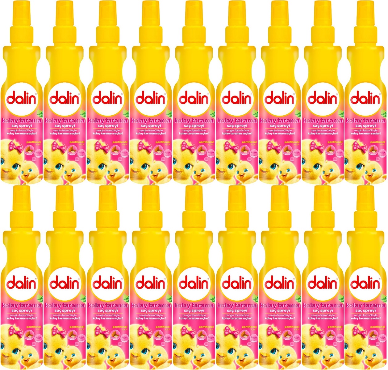 Dalin Kolay Saç Tarama Spreyi 200ML Badem Özlü (18 Li Set) Dalin Kolay Saç Tarama Spreyi 200ML Badem Özlü (18 Li Set)