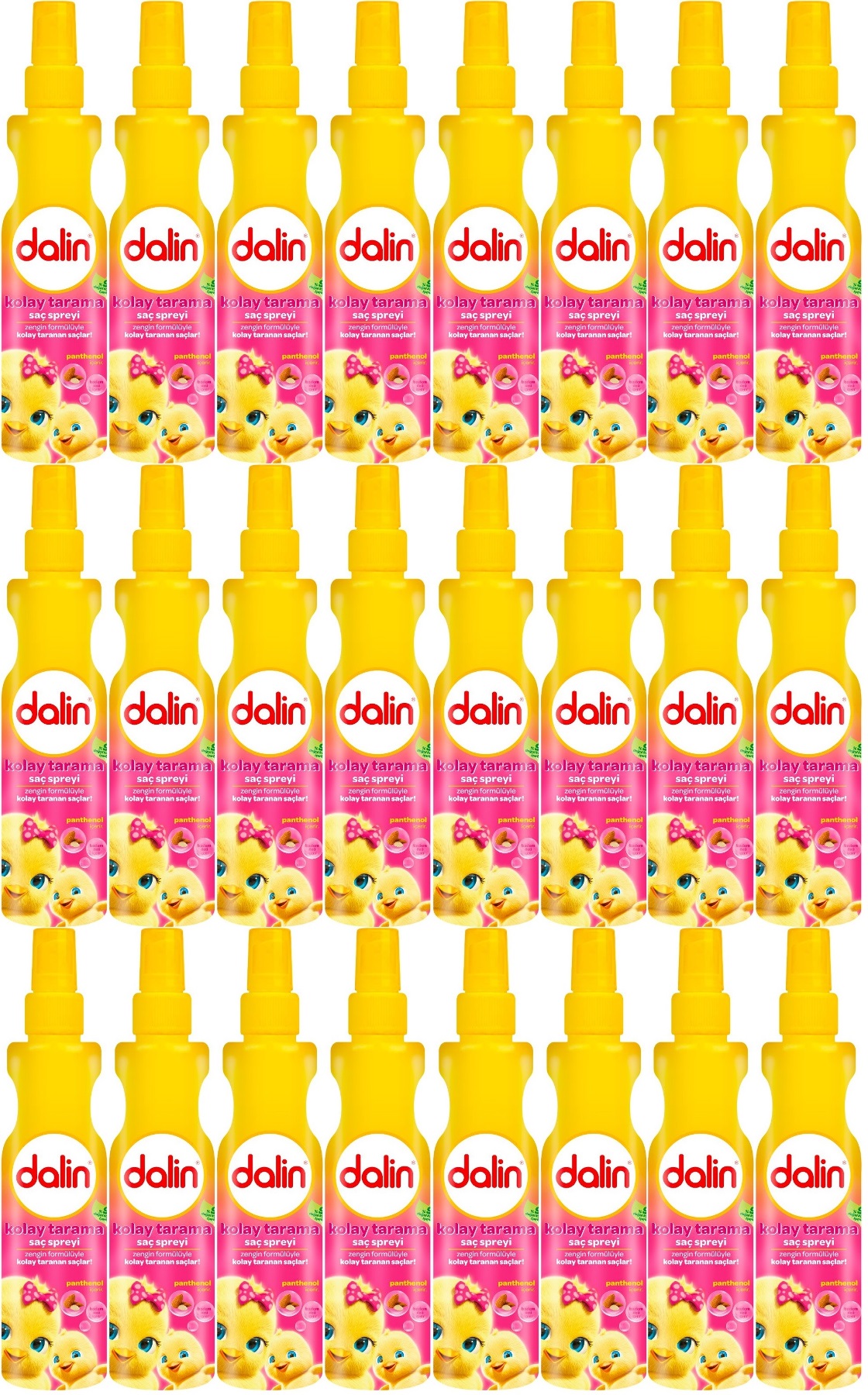 Dalin Kolay Saç Tarama Spreyi 200ML Badem Özlü (24 Lü Set) Dalin Kolay Saç Tarama Spreyi 200ML Badem Özlü (24 Lü Set)