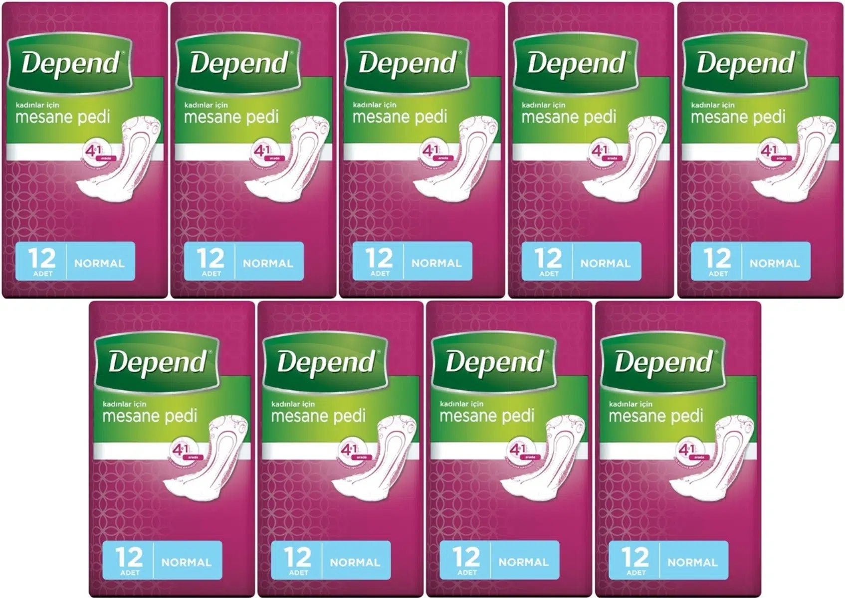 Depend Mesane Pedi Kadın Normal 108 Adet
