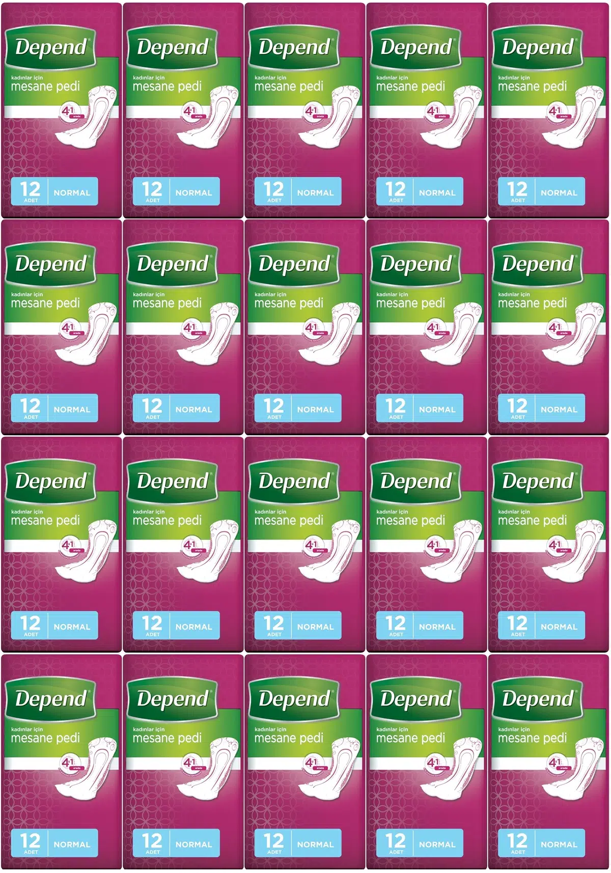 Depend Mesane Pedi Kadın Normal 240 Adet
