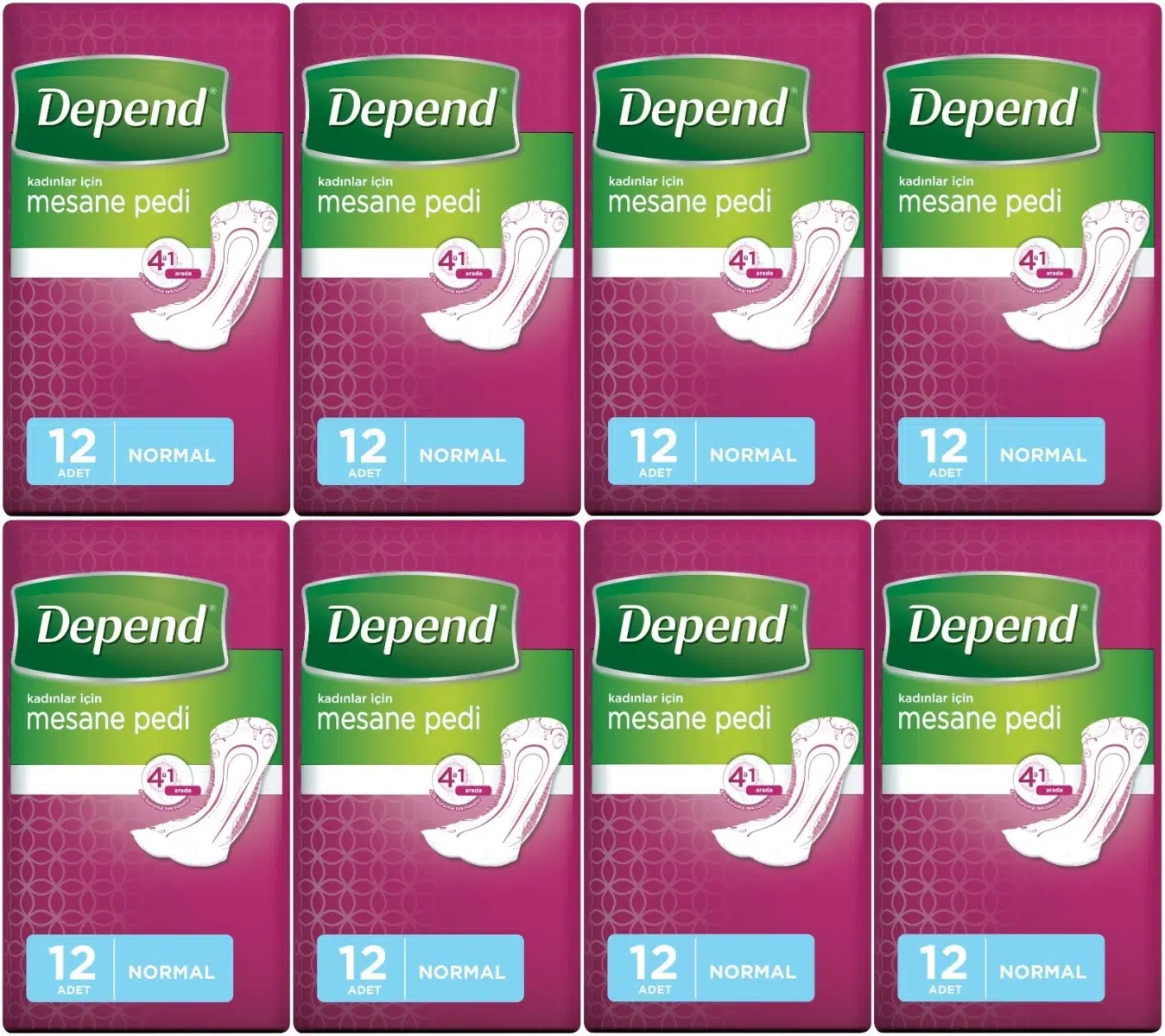 Depend Mesane Pedi Kadın Normal 96 Adet