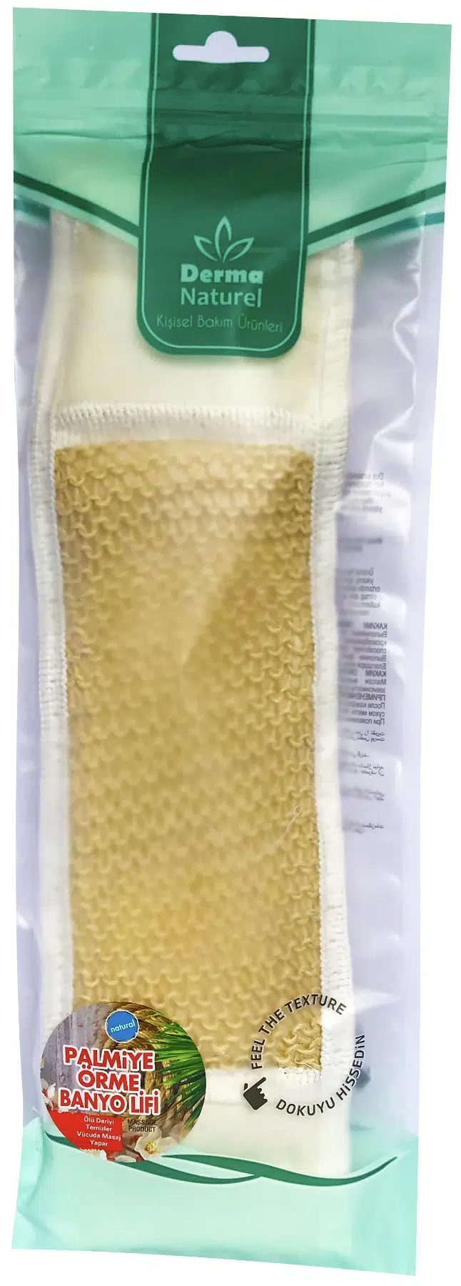Derma Naturel Palmiye Örme İpli Banyo Kemeri (8*24CM) Derma Naturel Palmiye Örme İpli Banyo Kemeri (8*24CM)