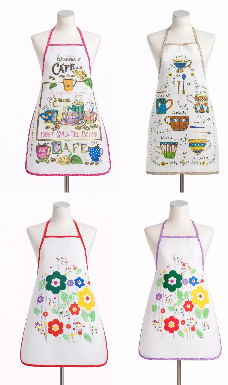 Dijital Baskılı Sıvı Geçirmez Desenli Mutfak Önlüğü