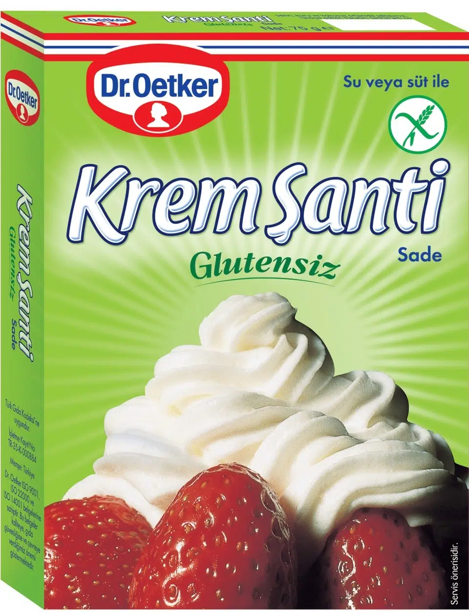 Dr. Oetker Glutensiz Krem Şanti 72GR