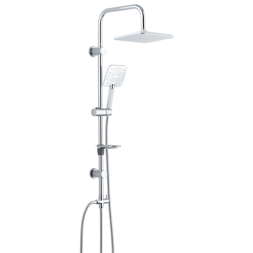 ECA Dalia Banyo Bataryası+T-MAY Banyo Çamlıca Kare Tepe Duş Takımı Seti Paslanmaz Krom ECA Dalia Banyo Bataryası+T-MAY Banyo Çamlıca Kare Tepe Duş Takımı Seti Paslanmaz Krom