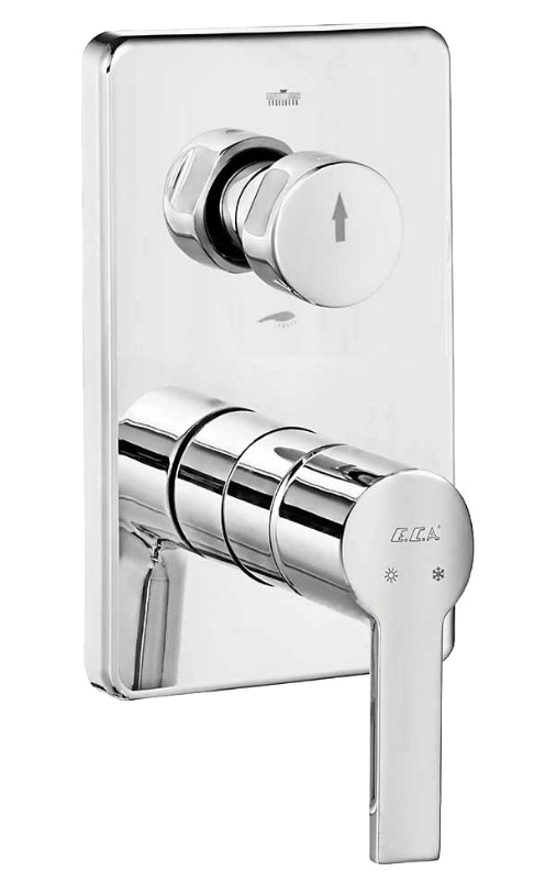 ECA Delta Ankastre Banyo Bataryası Sıva Üstü 2 Yollu 102167237-KDE ECA Delta Ankastre Banyo Bataryası Sıva Üstü 2 Yollu 102167237-KDE