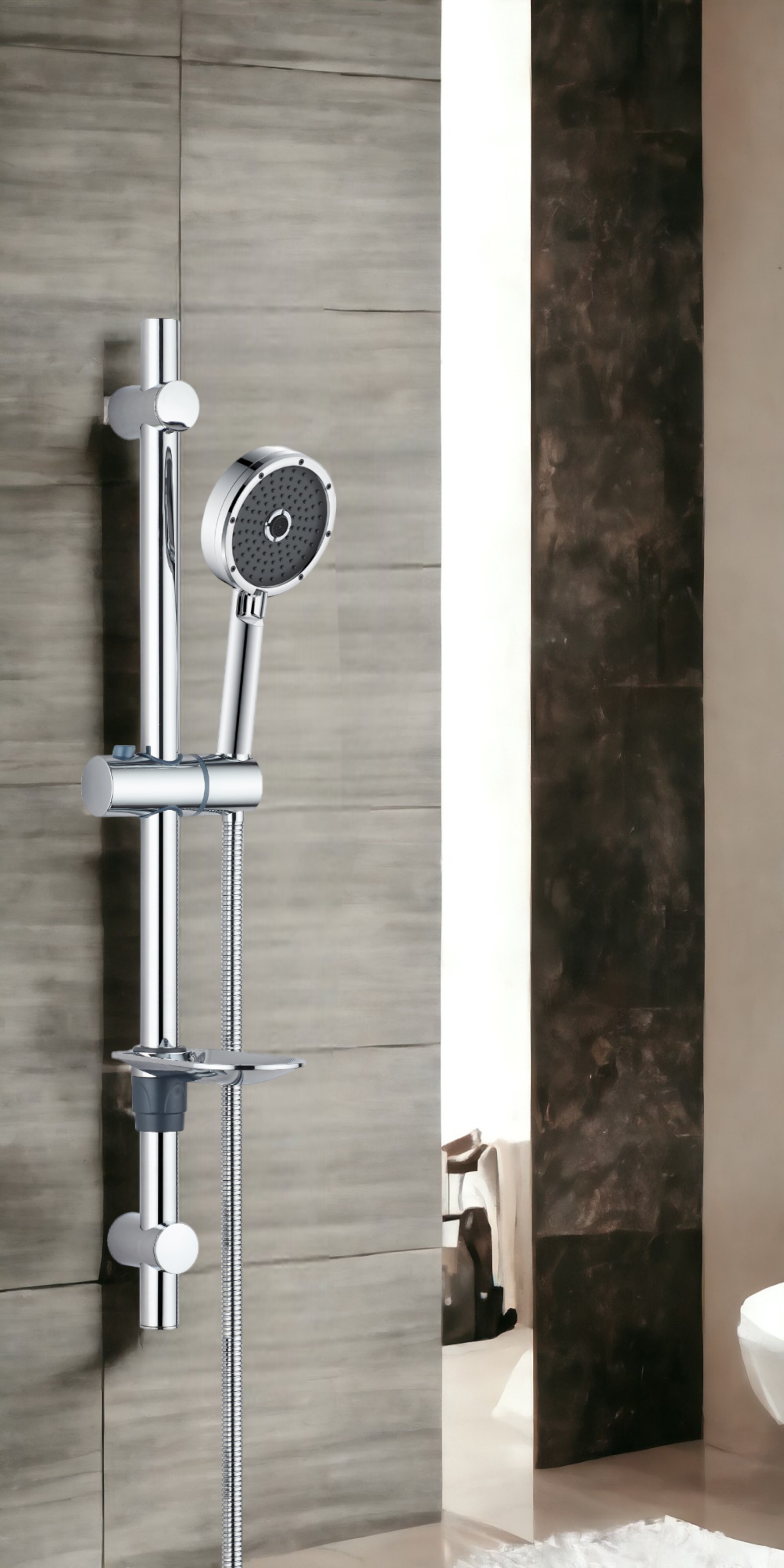 ECA Lia Banyo Bataryası + T-MAY Kağan Oval Borulu Hareketli Sürgülü Duş Seti Üst Takımı ECA Lia Banyo Bataryası + T-MAY Kağan Oval Borulu Hareketli Sürgülü Duş Seti Üst Takımı