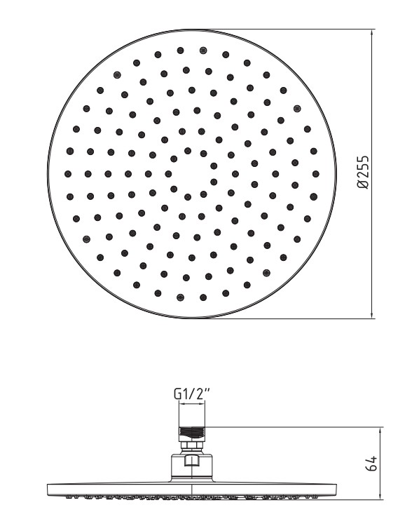 ECA Myra Banyo Yuvarlak Duş Başlığı 25x25 Altın Renkli 102845030 ECA Myra Banyo Yuvarlak Duş Başlığı 25x25 Altın Renkli 102845030