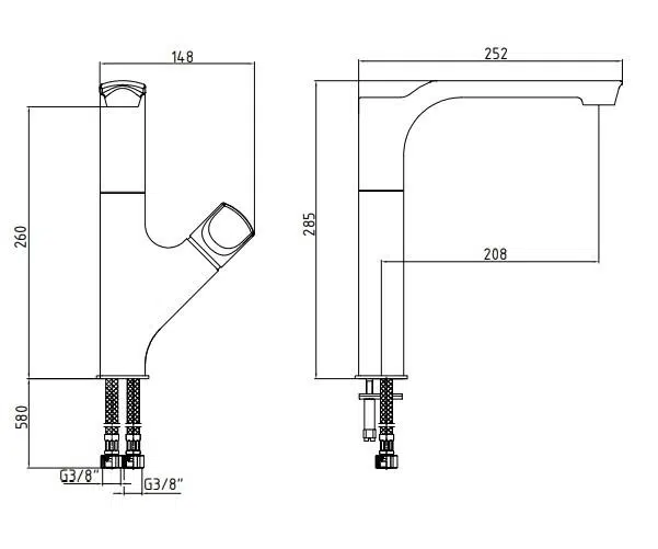 ECA Myra Mutfak Eviye Bataryası Beyaz Renkli 104118063 ECA Myra Mutfak Eviye Bataryası Beyaz Renkli 104118063