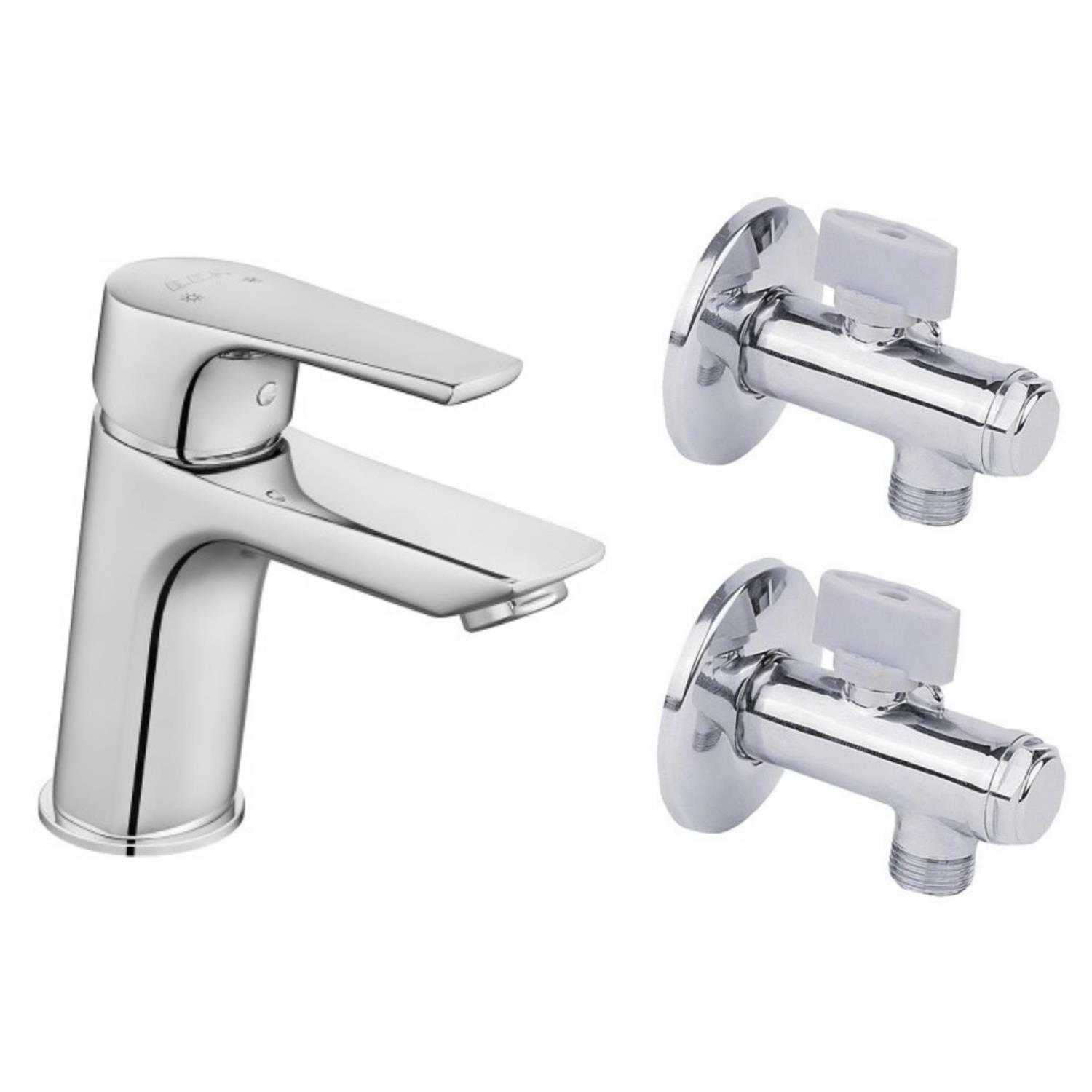 ECA Niobe Lavabo Bataryası 053+2 Adet ECA Filtreli Ara Musluk ECA Niobe Lavabo Bataryası 053+2 Adet ECA Filtreli Ara Musluk