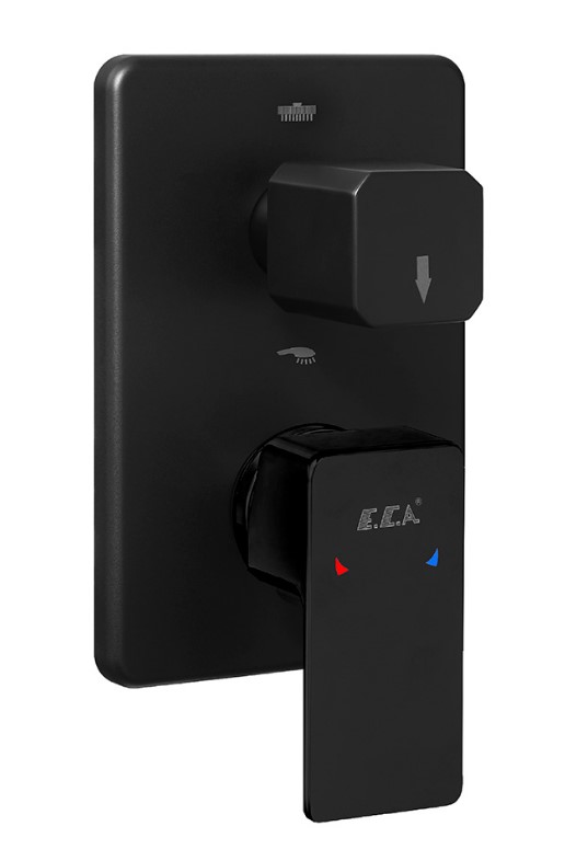 ECA Royal Ankastre Banyo Bataryası Sıva Üstü 2 Yollu Mat Siyah 102167251C1-KDE ECA Royal Ankastre Banyo Bataryası Sıva Üstü 2 Yollu Mat Siyah 102167251C1-KDE