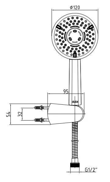 ECA Star Mafsallı Duş Seti Banyo Üst Takımı 102117347 ECA Star Mafsallı Duş Seti Banyo Üst Takımı 102117347