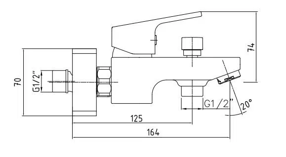 ECA Tiera Banyo Bataryası 102102469 ECA Tiera Banyo Bataryası 102102469