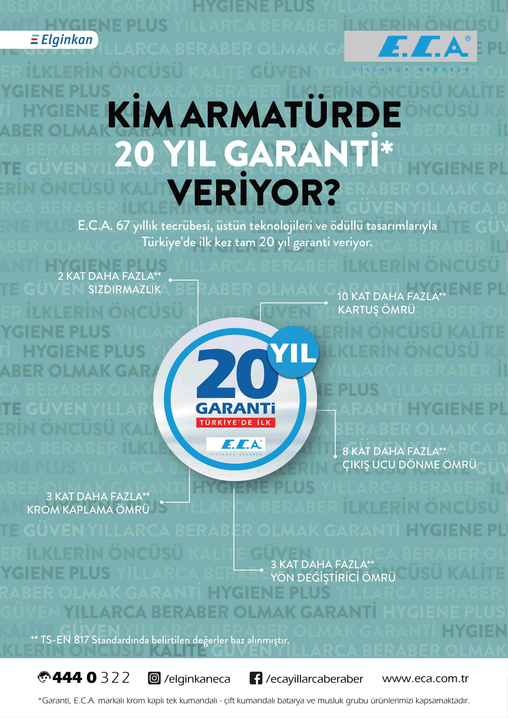 ECA Tiera Mutfak Eviye Bataryası 102118123 ECA Tiera Mutfak Eviye Bataryası 102118123