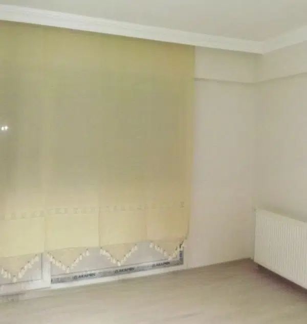 El İşi Dantelli Naturel Buldan Perdesi (190*200)