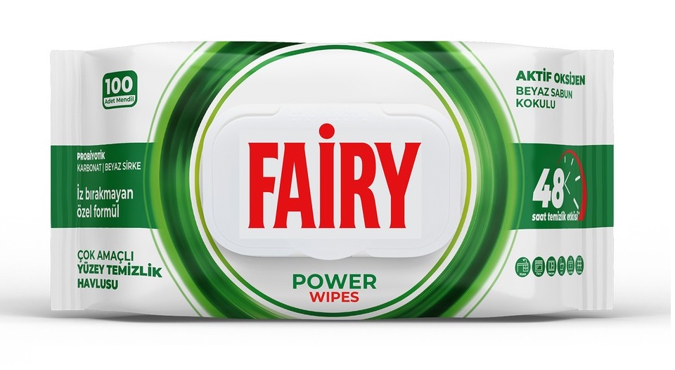 Fairy Yüzey Temizlik Havlusu 100 Yaprak Aktif Oksijen - Beyaz Sirke - Karbonat Plastik Kapaklı Fairy Yüzey Temizlik Havlusu 100 Yaprak Aktif Oksijen - Beyaz Sirke - Karbonat Plastik Kapaklı