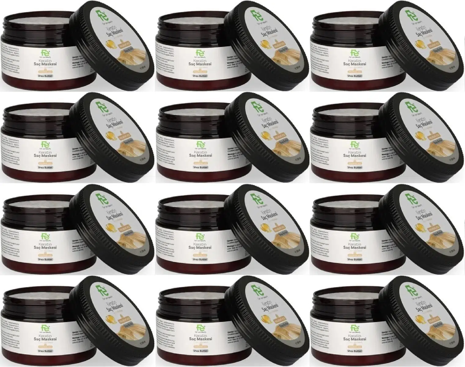 Fe Keratin Saç Maskesi 300ML (12 Li Set)