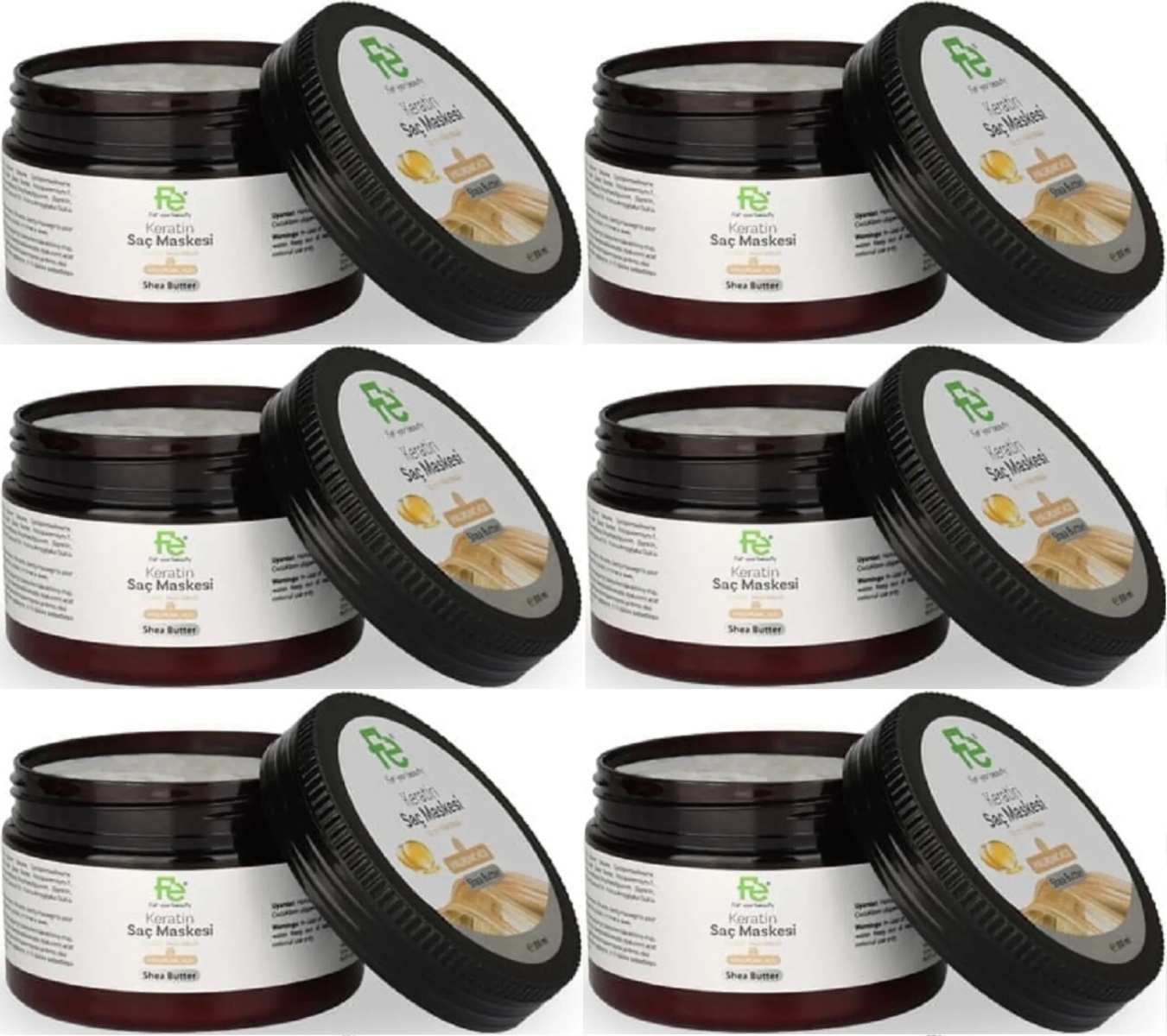 Fe Keratin Saç Maskesi 300ML (6 Lı Set) Fe Keratin Saç Maskesi 300ML (6 Lı Set)